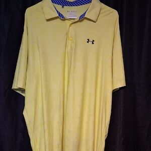 Under Armour Men's Polo Shirt in Sunny Yellow